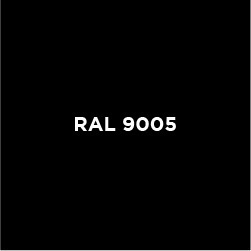Zwart RAL 9905