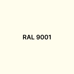 Creme wit RAL 9001