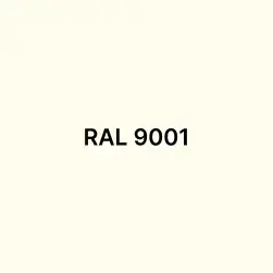 Creme wit RAL 9001